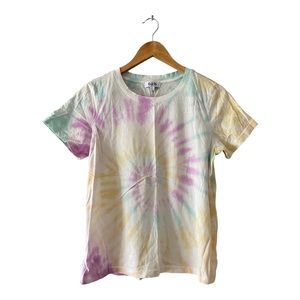 525 America Short Sleeve T-shirt Tee Top Tie -Dye 100% Cotton M